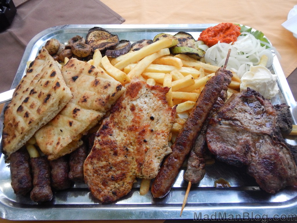Meal in Bosnia