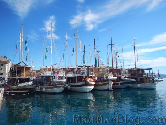 Croatia Sailing Boats Docked