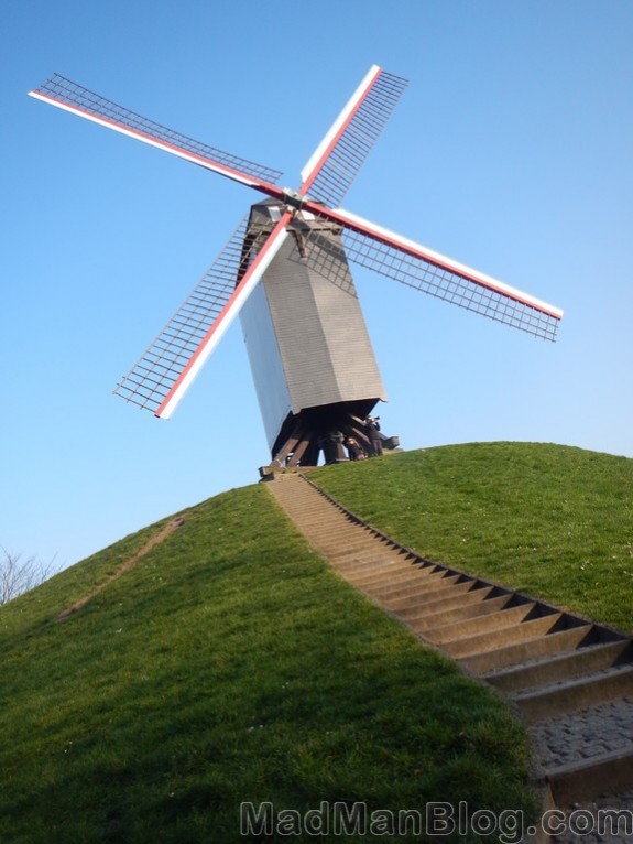 Windmill in Bruges, Belgium